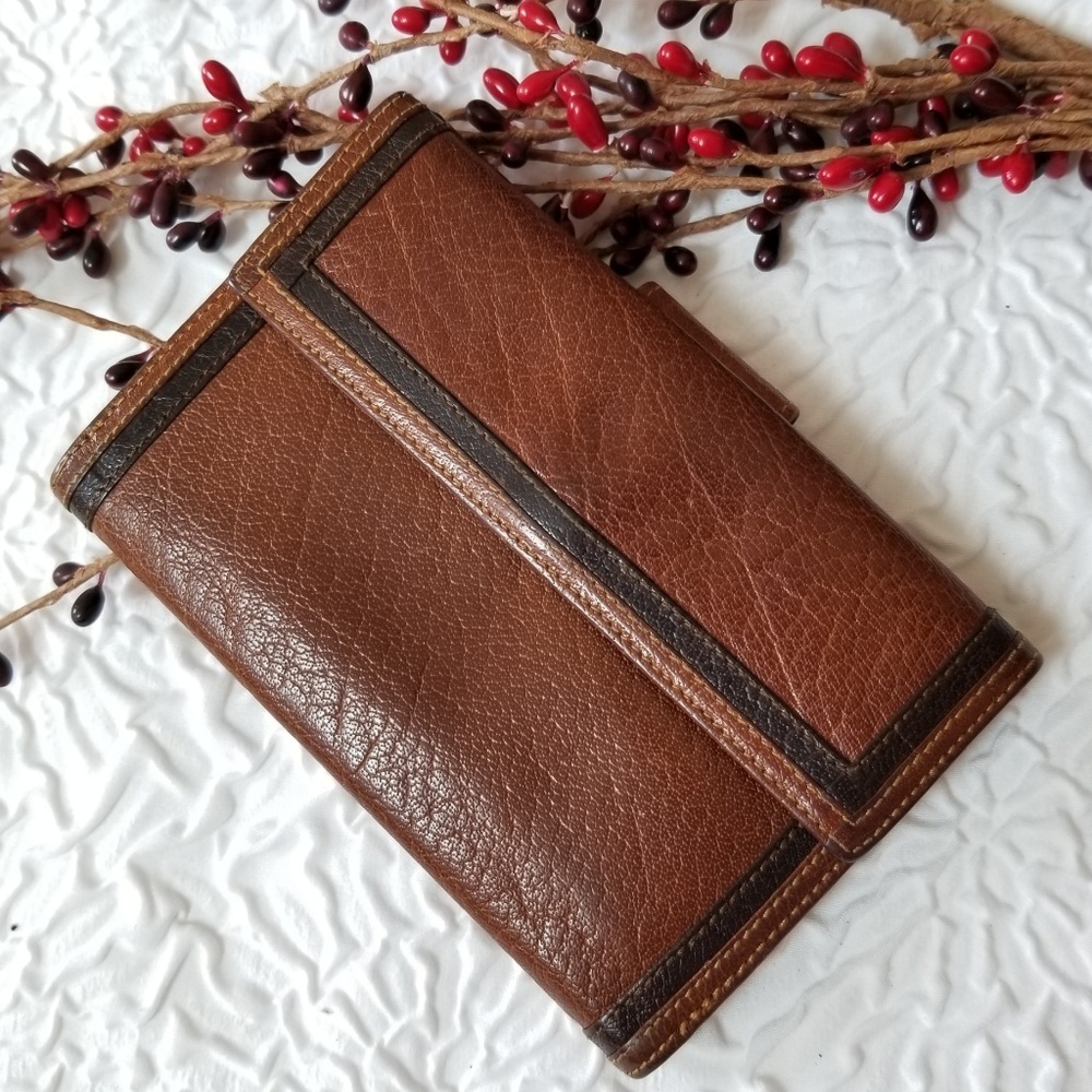 Lodis made in Spain Vintage Bifold Brown Wallet - Picture 2 of 8